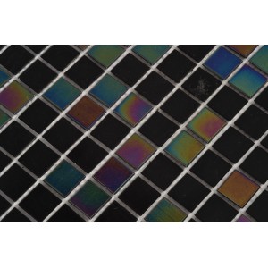 Stakleni mozaik Nero Gold Oil P22+A19N